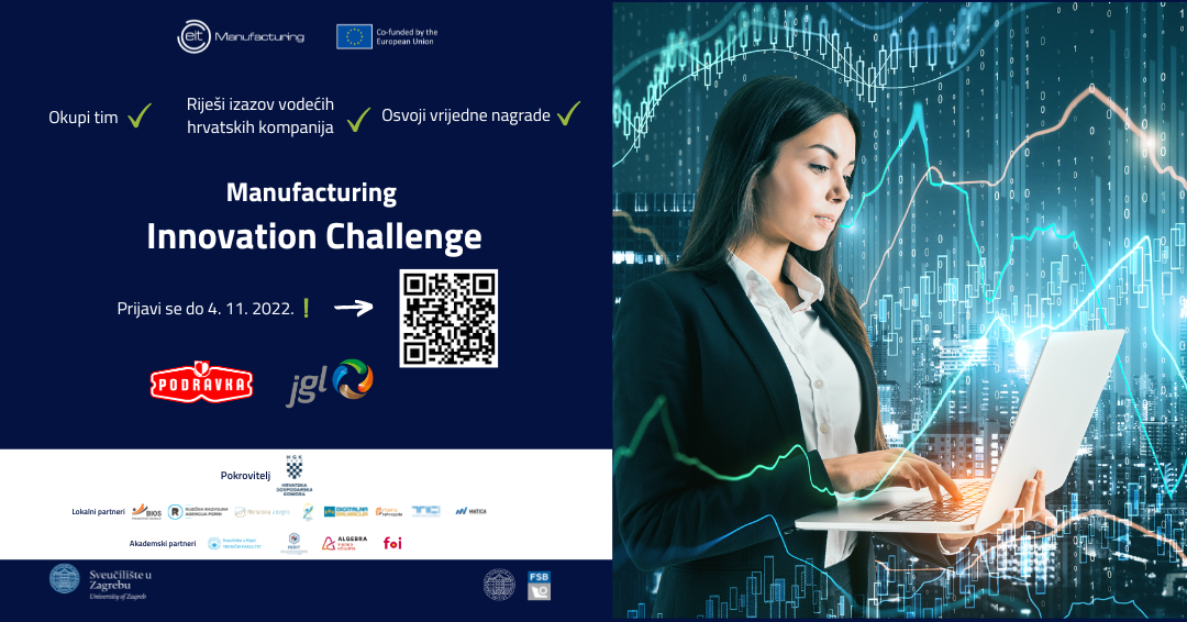 Vodeće hrvatske kompanije u potrazi za inovativnim rješenjima  – prijavi se na Manufacturing Innovation Challenge!