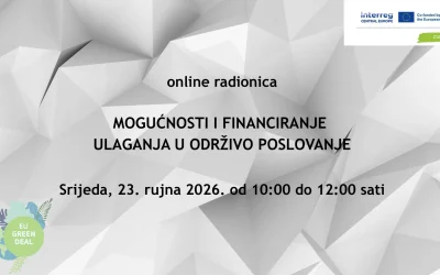 Mogućnosti i financiranje ulaganja u održivo poslovanje