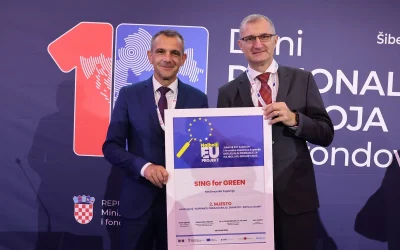 Projekt SING for GREEN osvojio drugo mjesto na izboru za najbolji EU projekt u Hrvatskoj!